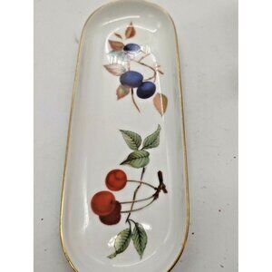Royal Worcester Evesham Pattern  Corn on the Cob dish 1961.